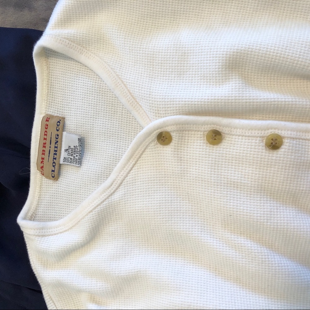 Vintage Button Front Thermal Cardigan Sweater - Picture 8 of 8
